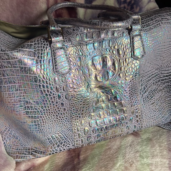 Brahmin violet wonderland dux Weekender. SOLD. - Picture 4 of 5